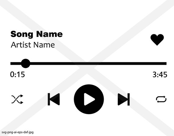 Spotify Glass Logo Vector Instant Download Svg Png Eps Dxf Ai Jpg