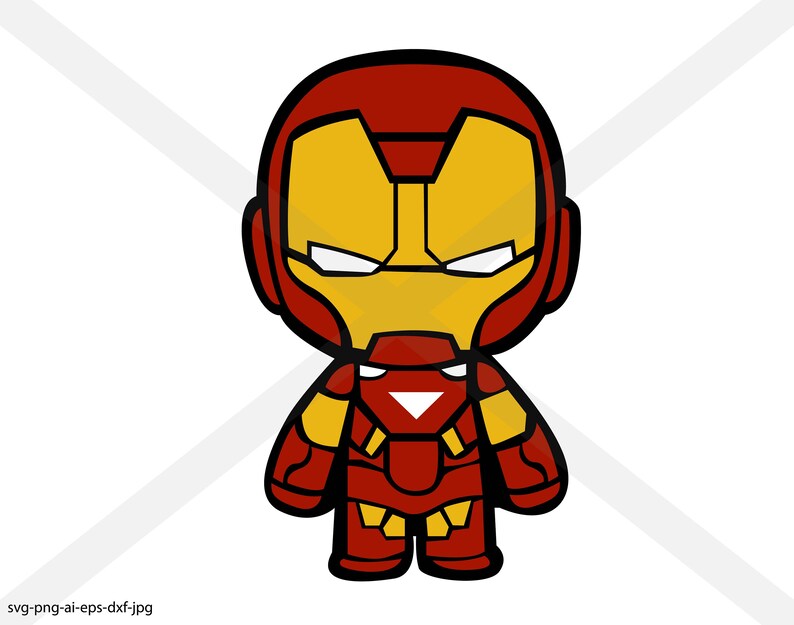 Ironman INSTANT DOWNLOAD svg-png-eps-dxf-ai-jpg | Etsy