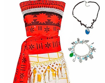 Kids Moana Costume Etsy