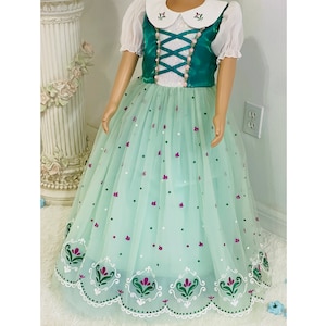 Anna Inspired Birthday Party Dress Up Costume Set