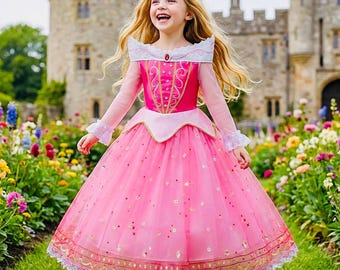 Aurora Dress Up Costume: Princess Boutique Dress Gown