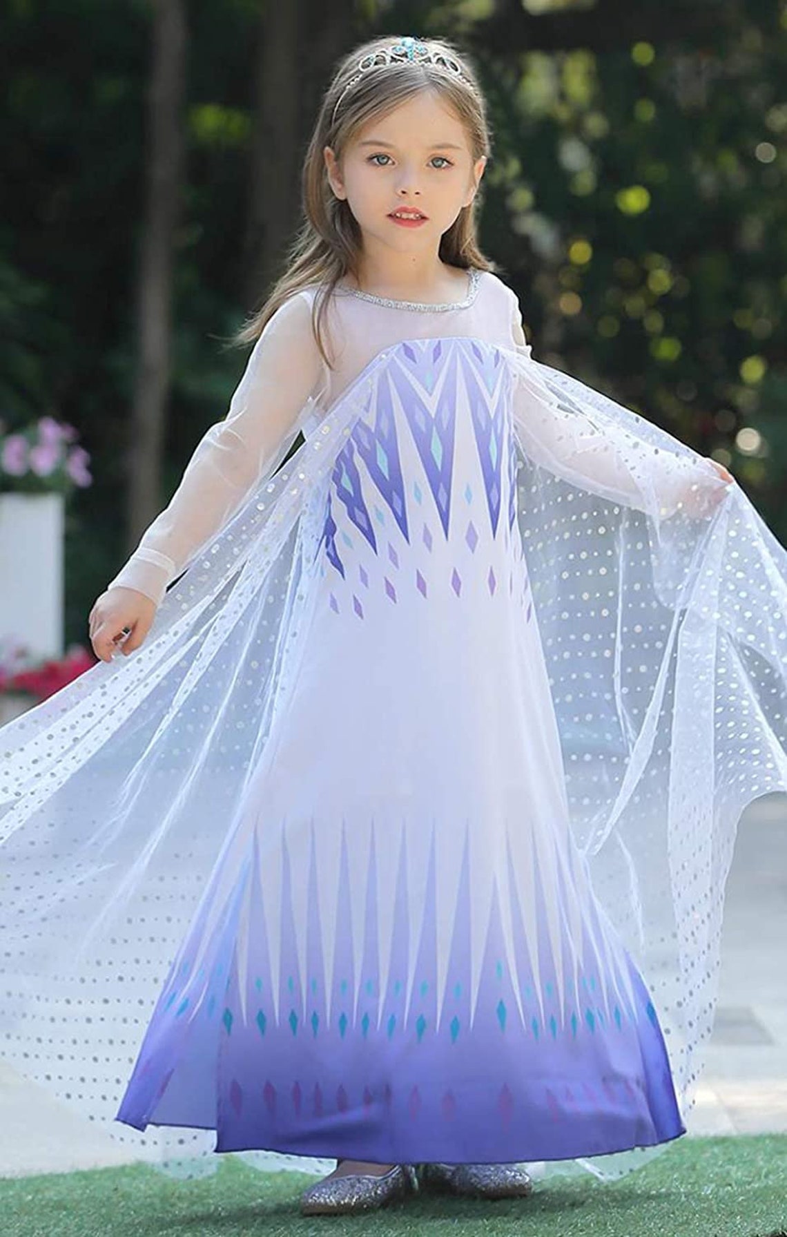 Disney Inspiré frozen Elsa Princess Dress Costume Set Robe de Etsy