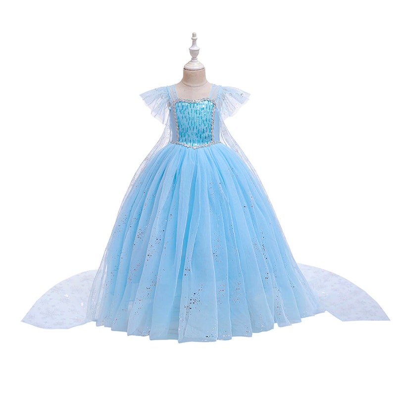 READY TO SHIP Disney Inspired Elsa Frozen Princess Dress Costume Set