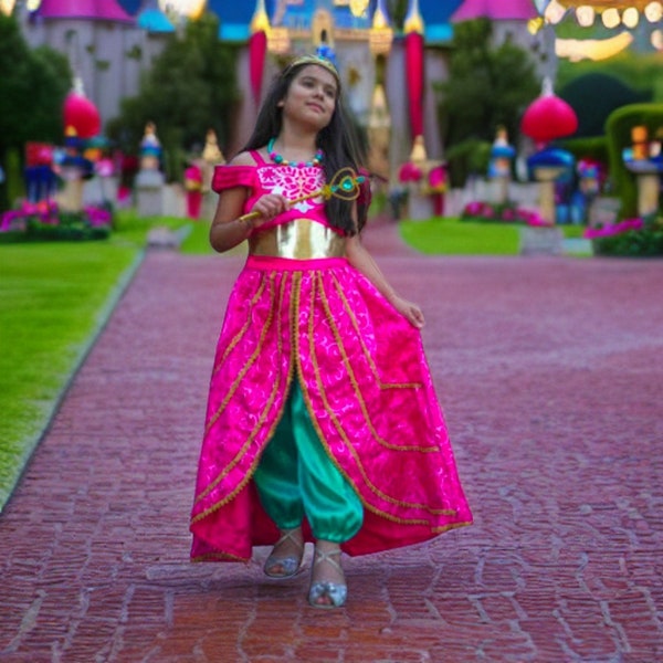 Princess Jasmine Inspired Birthday Party Dress Up With Accessories