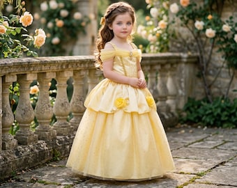Belle Princess Ball Gown Boutique Costume Dress & Accessories