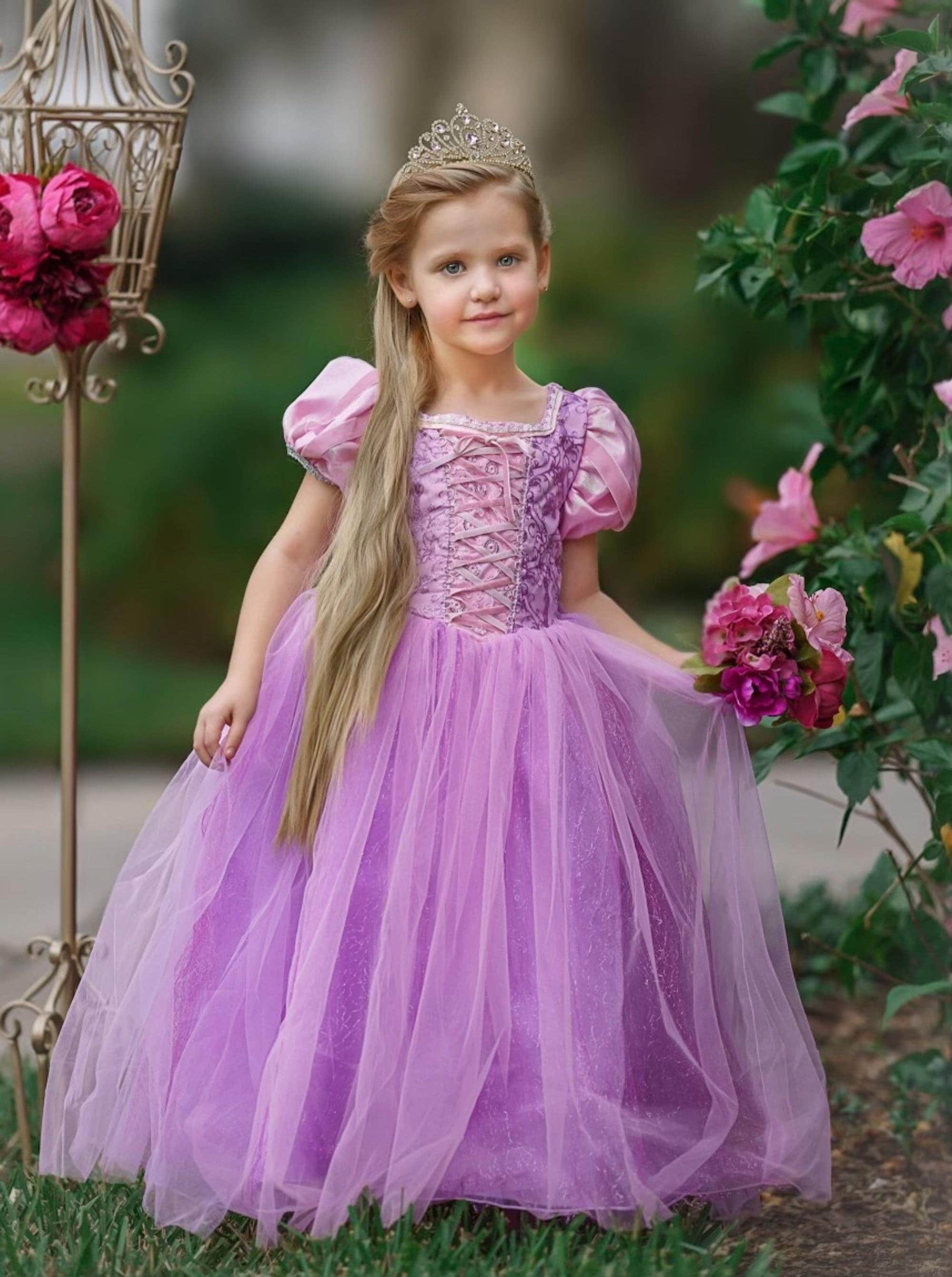 Ball Gown Rapunzel Dress 2t Children Girl Rapunzel Dress Kids - Main Image