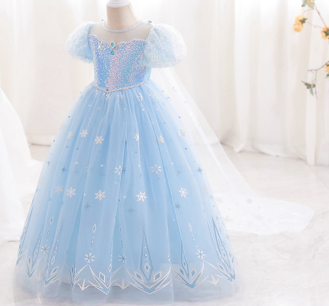 READY TO SHIP Disney Inspired Frozen Elsa Princess Dress - Etsy