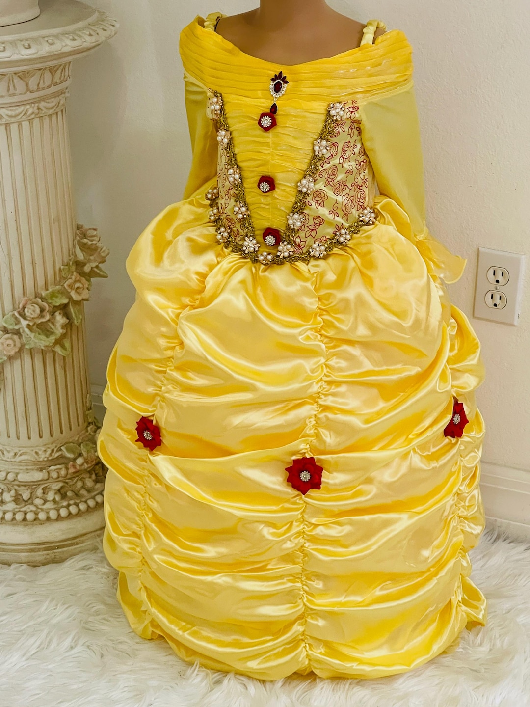 Buy Belle Princess Ball Gown Boutique Dress Costume Accessories Online in  India