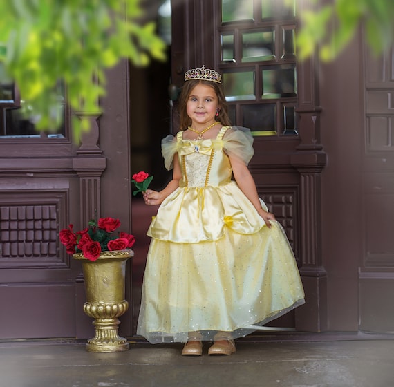 Belle Dress / Belle Costume / Disney Princess Beauty and the Beast Costume  / Ball Gown Style for Toddler, Child, Girl Princess Costume - Etsy Singapore