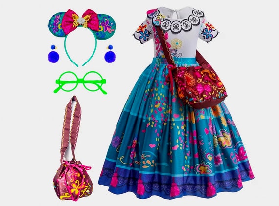 Encanto Inspired Mirabel Birthday Party Dress up With Bag and 