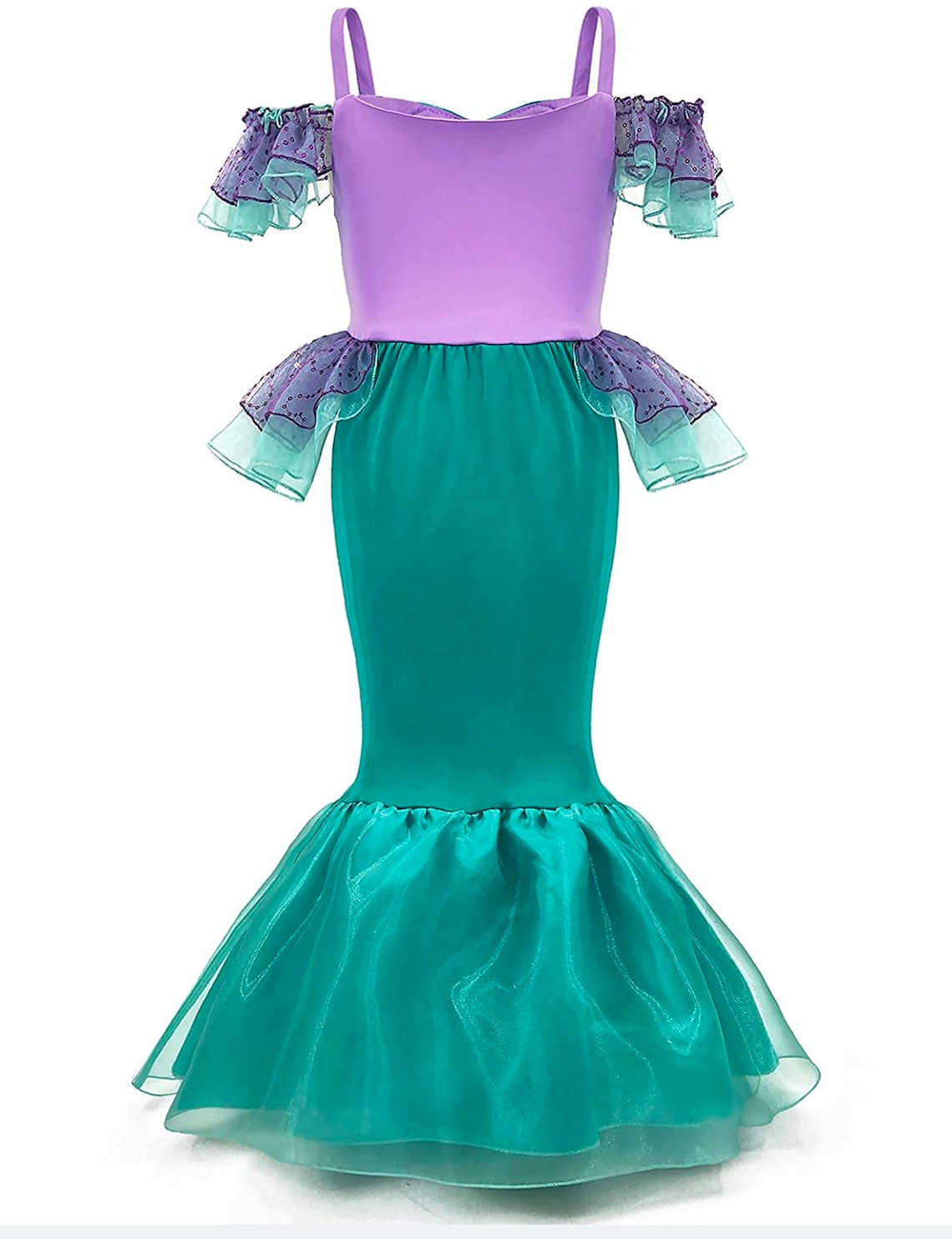 Disney Inspired Ariel Little Mermaid Dress Costume Set Etsy
