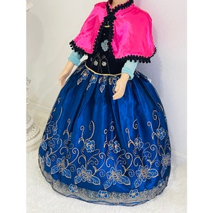 Anna Inspired Birthday Party Dress Up Costume Set