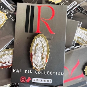 Virgen de Guadalupe *Edición Limitada* Pin de Sombrero Tono Dorado