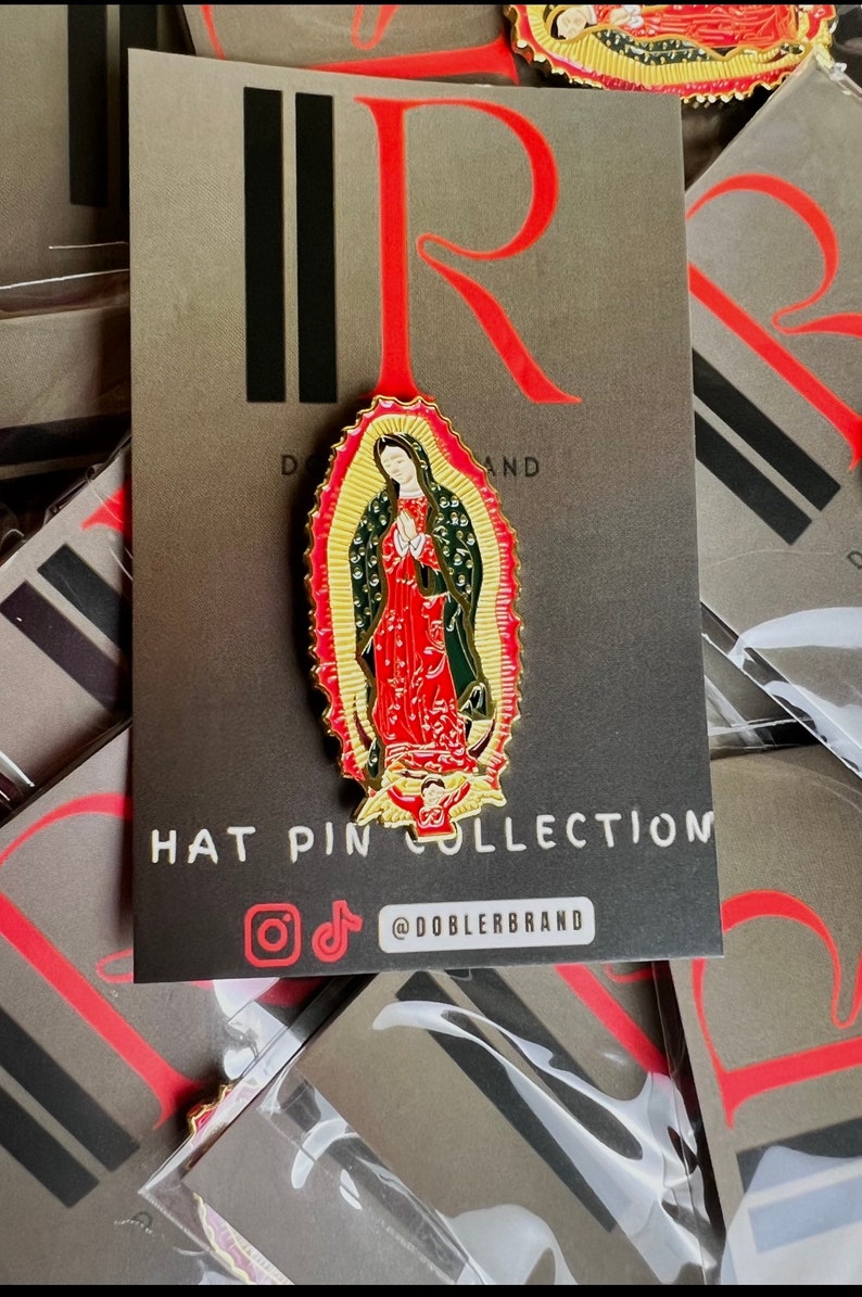 Virgen de Guadalupe hattnål bild 2
