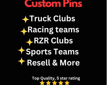 Custom Enamel Hat Pins/Wholesale custom order/Wholesale Pricing/ Zinc Alloy/ Stainless Steel/3D Enamel/ Customized or In stock designs.