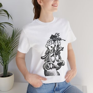 Camiseta retro con dibujo de perro valiente, camiseta inspirada en los años 90, camiseta gráfica unisex, regalo divertido para amantes de los perros, camiseta de estilo vintage