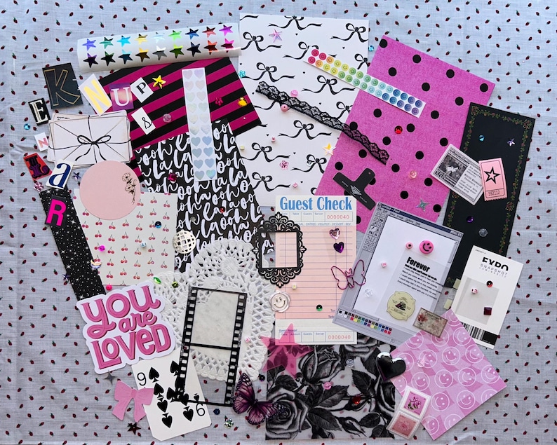 JUNK JOURNAL Mystery Scrap Pack, Ephemera for Creative Collaging & Crafting image 4