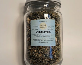 NIH TEA --> Wildcrafted, Locally grown, Organic and Fair-trade Ingredients <Holistic>