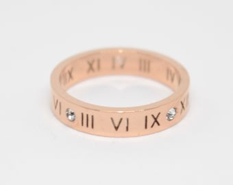 roman numerals ring cartier