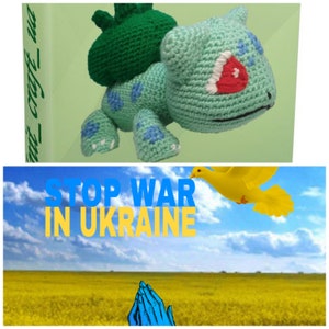 Crochet Pattern: Bulbasuar Amigurumi PDF File