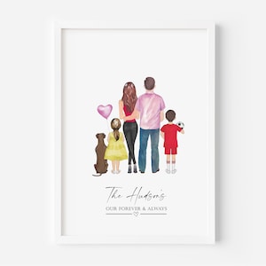 Personalised Family Print, Our Family Gift, Family Gifts, Personalised Family Gifts, Family Print, Christmas Gift for Family