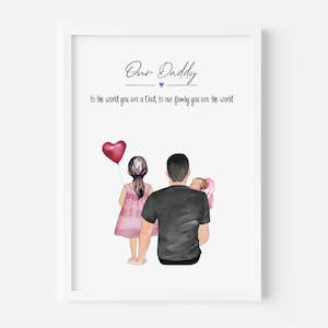 Daddy Gift, Christmas Gifts for Daddy, Personalised Daddy Print, Gifts for Dad, Custom Daddy Print, Personalised Dad Gifts, New Daddy Gift