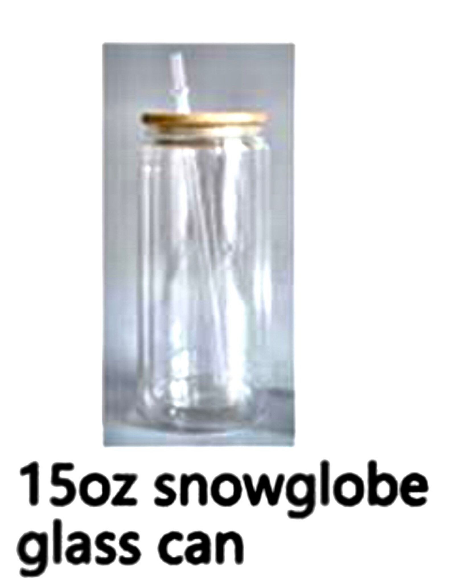 15 Oz Sublimation Snowglobe Tumbler Blanks Etsy