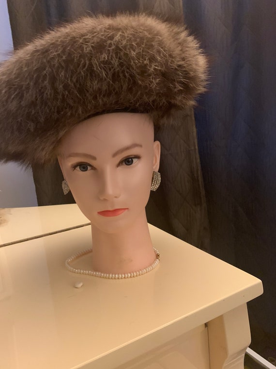 Authentic Tan Fox Beret