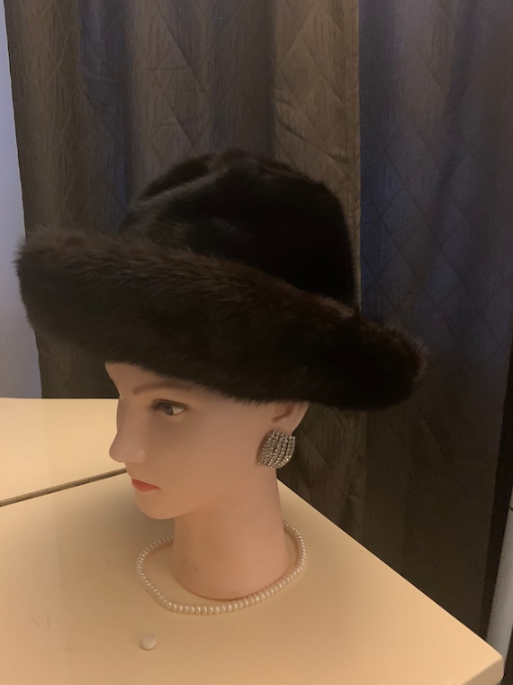 Authentic Black Mink Fedora