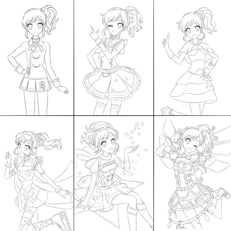 Aikatsu aoi Coloring Pages Ebook - Il 794xN.4583237050 1xpf 