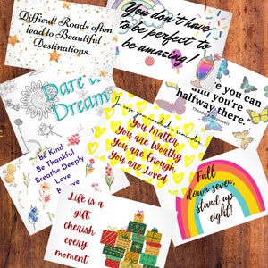 Digitale positiviteitskaarten, vibratie verhogen, manifest verlangen, inspirerende woorden, aanmoediging, positieve vibes, motiverende citaten, bevestiging