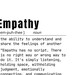Dictionary Definition Print Minimalist Design Poster of Empathy With Brene Brown Quote for Your ...