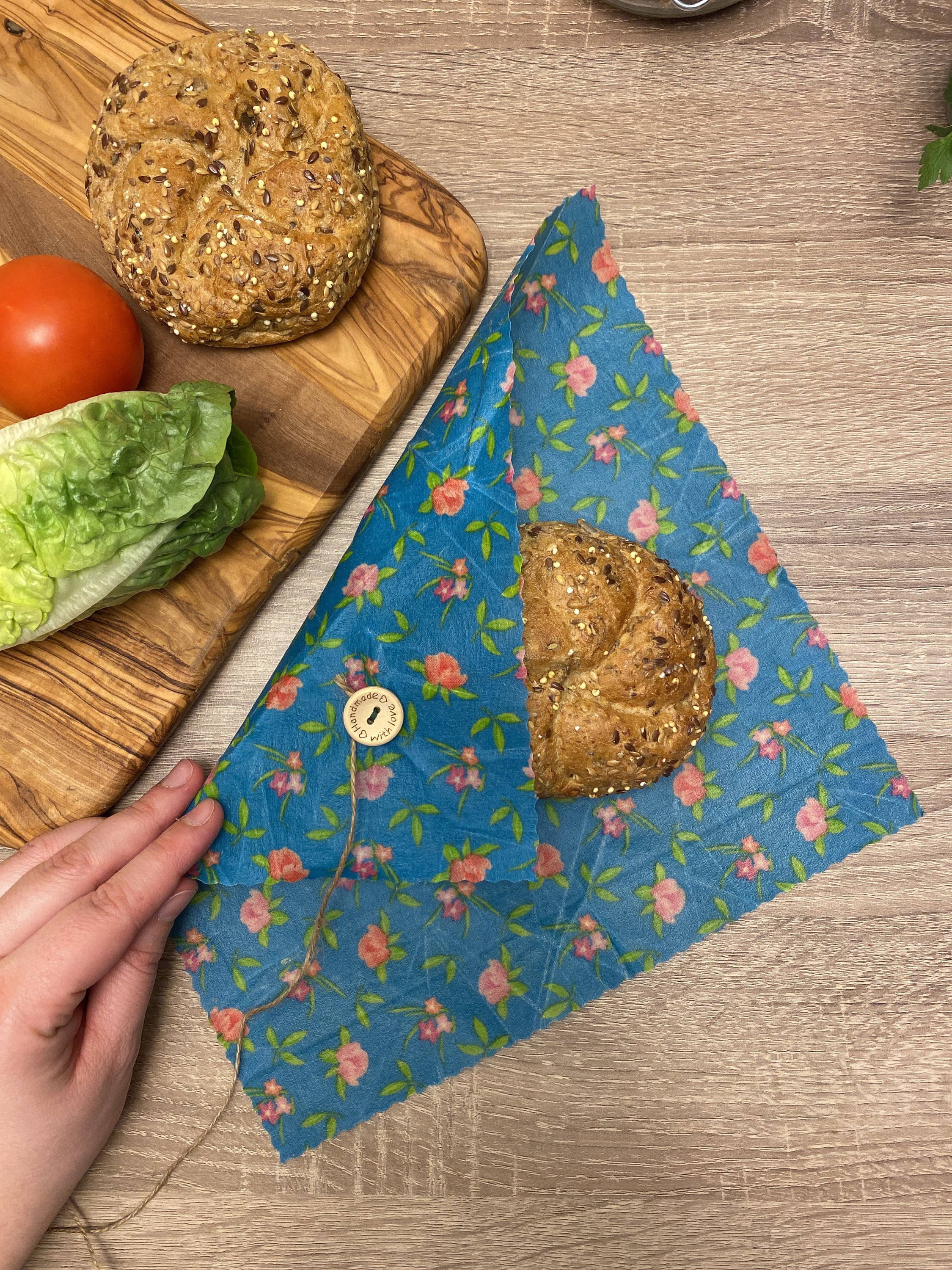 Beeswax Wrap Reusable Food Storage Zero Waste Eco Friendly Wrap With Pine  Resin Bee Fabric DIY Bowl Cover Wax Wrap Paper Set of 3 