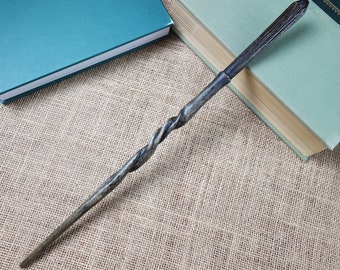 Wood Wand - Poplar 15 1/4", Handmade Wooden Magic Wand, One-of-a Kind Original Design