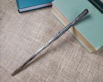 Varita de madera - Manzano silvestre 13 3/4", Varita mágica de madera hecha a mano, diseño original único en su tipo