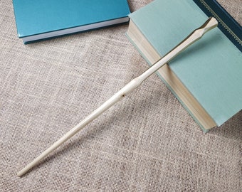 Varita de madera - Álamo 15 5/8", Varita mágica de madera hecha a mano, diseño original único en su tipo