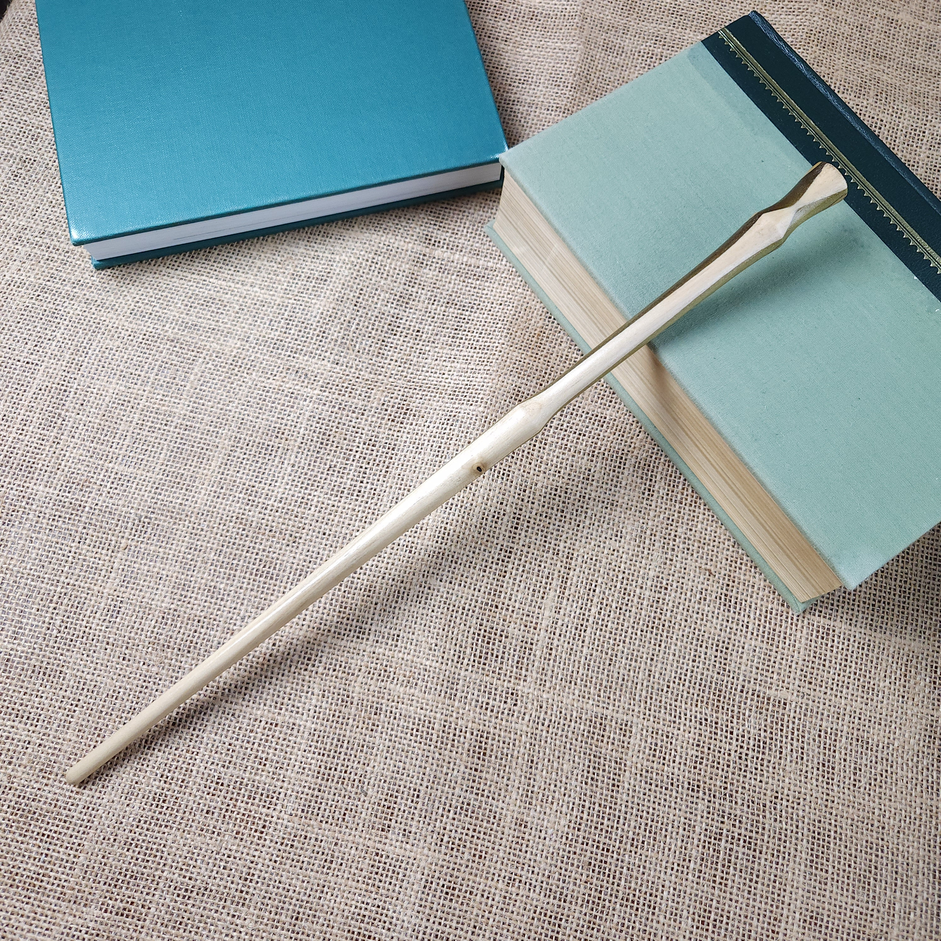 Wood Wand - Poplar 15 5/8", Handmade Wooden Magic Wand, One-of-a Kind Original Design