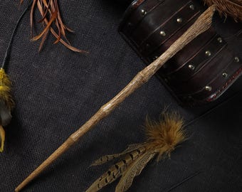 Wood Wand - Oak 16", Handmade Wooden Magic Wand, One-of-a Kind Original Design