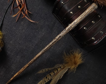 Wood Wand - Oak 15 3/8", Handmade Wooden Magic Wand, One-of-a Kind Original Design