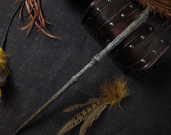 Wood Wand - Oak 16 1/4", Handmade Wooden Magic Wand, One-of-a Kind Original Design