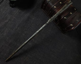 Varita de madera de álamo de 38 cm. Varita mágica de madera hecha a mano. Diseño original único.