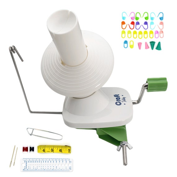 Yarn Winder by Craft Destiny Easy to Set up and Use Hand Operated