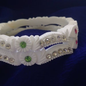 Shakha Pola-set för kvinnor/Sakha-set med stendesign/Handgjort armband med snäckskal