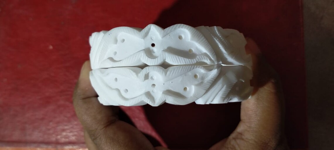 Bengali Conch Shell Bangle Handmade Latest Butterfly Design Etsy