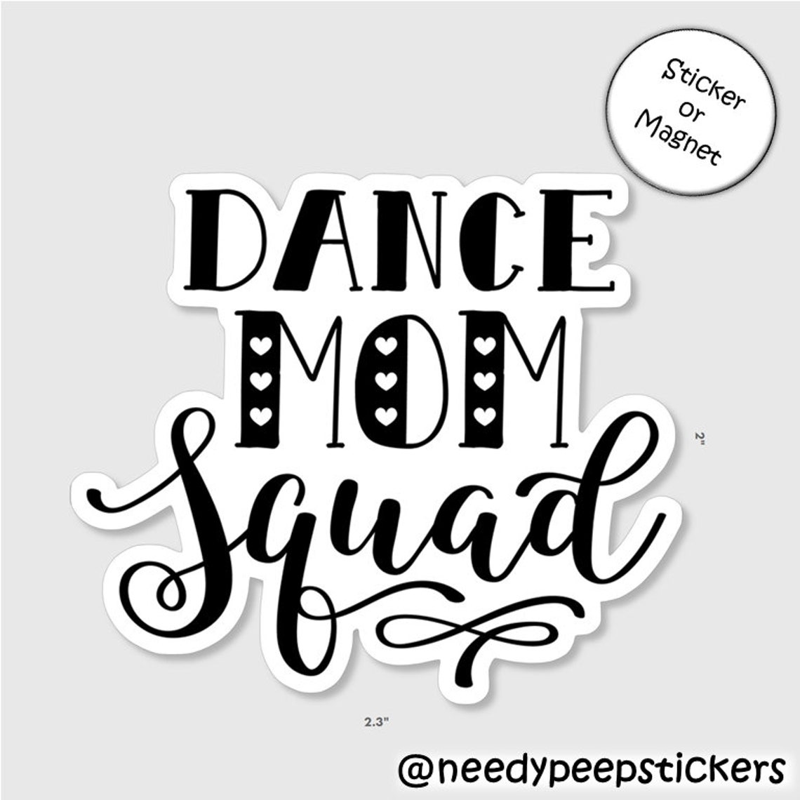 Dance mom sticker or vinyl dance mom decal dance mom Etsy