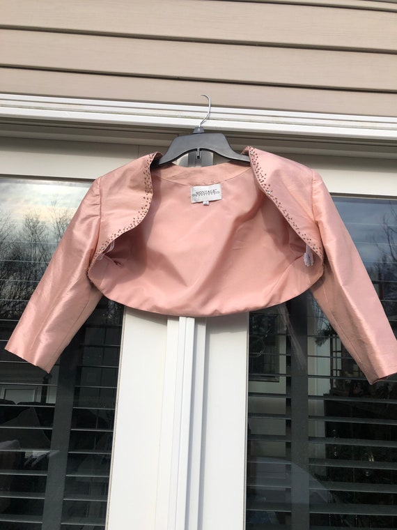 Vintage Bolero Jacket Baby Pink Bolero Vintage Pink B… Gem