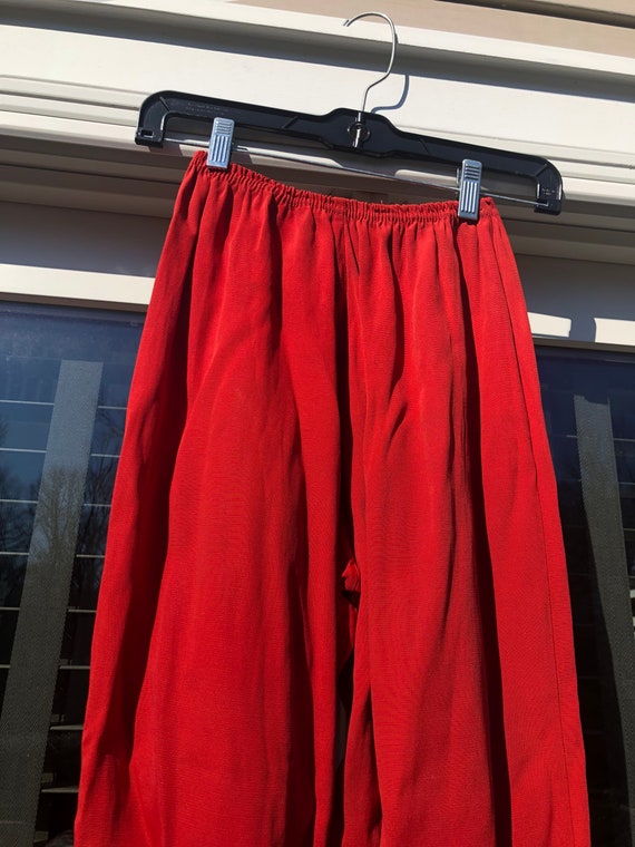 Vintage 70s pants Vintage red pants Vintage hot p… - image 3