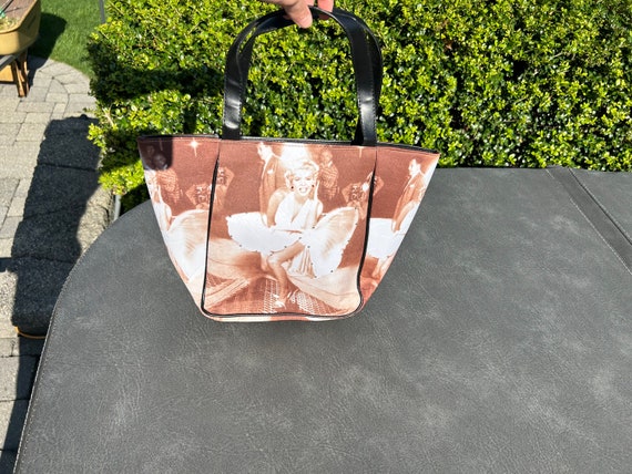 Vintage 1985 Marilyn Monroe Purse/Tote by Radio Day, Very Good Condition,  16 1/2 x 10 x 6 1/2 Auction