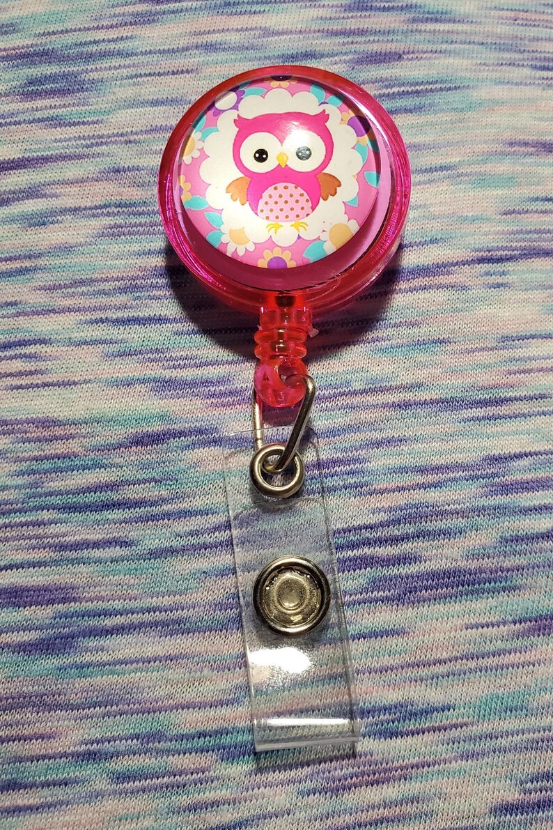 Retractable Badge Clip Etsy