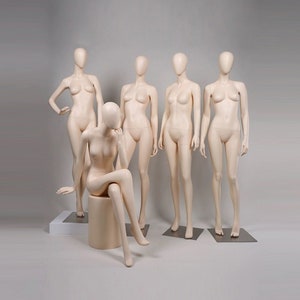Luxury Skin Full Body Female Mannequin: Retail Display Dress Form